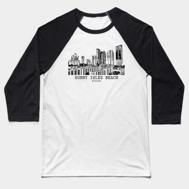Sunny Isles Beach - Florida Baseball T-Shirt by Lakeric