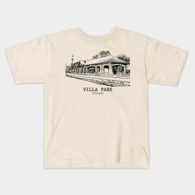 Villa Park - Illinois Kids T-Shirt by Lakeric