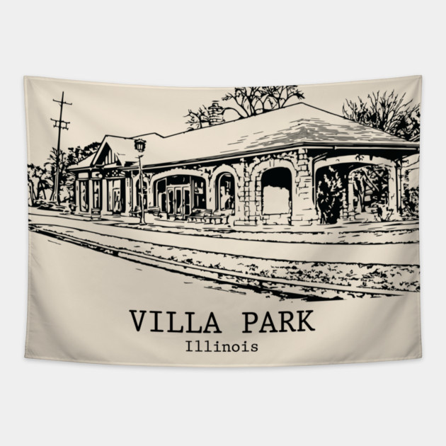 Villa Park - Illinois Tapestry by Lakeric