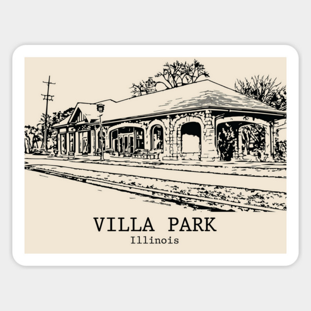 Villa Park - Illinois Magnet by Lakeric