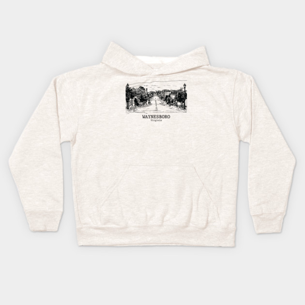 Waynesboro - Virginia Kids Hoodie by Lakeric