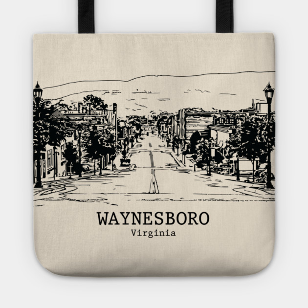 Waynesboro - Virginia Tote by Lakeric