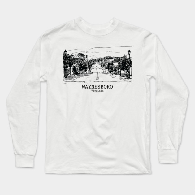 Waynesboro - Virginia Long Sleeve T-Shirt by Lakeric
