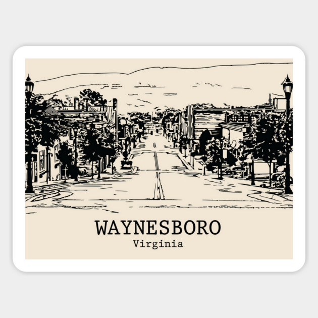 Waynesboro - Virginia Magnet by Lakeric