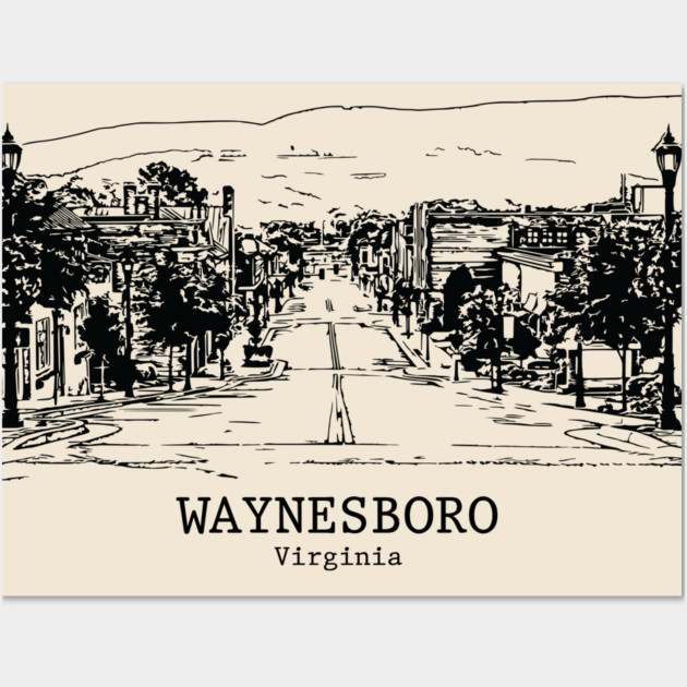 Waynesboro - Virginia Wall Art by Lakeric