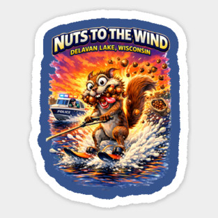 Nuts to the Wind Sticker