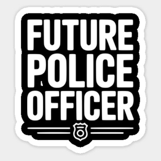 Future Police Officer Magnet