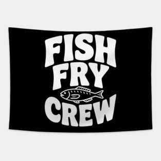 Fish Fry Crew Tapestry
