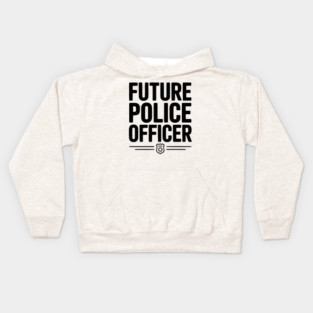 Future Police Officer Kids Hoodie
