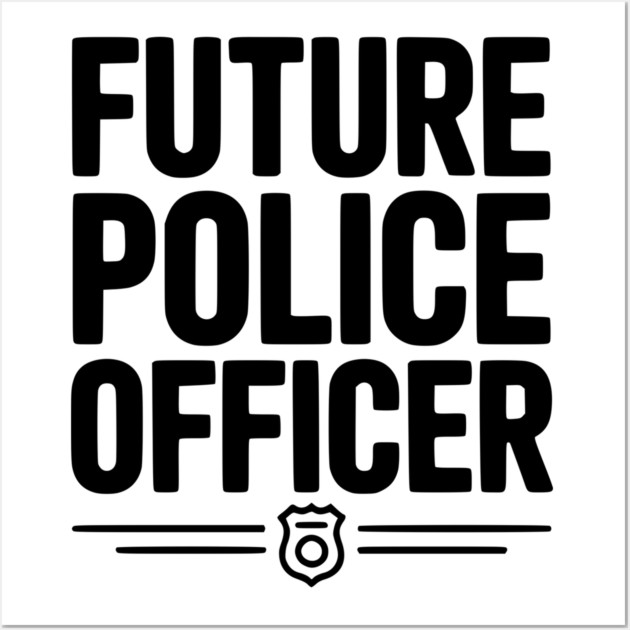 Future Police Officer Wall Art by Frank Ring