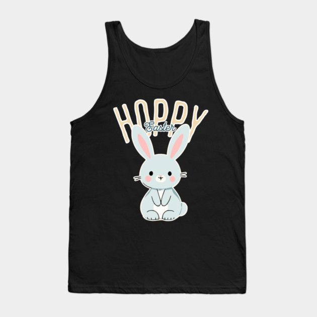 Hoppy Easter Bunny Tank Top by TurnEffect