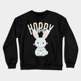 Hoppy Easter Bunny Crewneck Sweatshirt