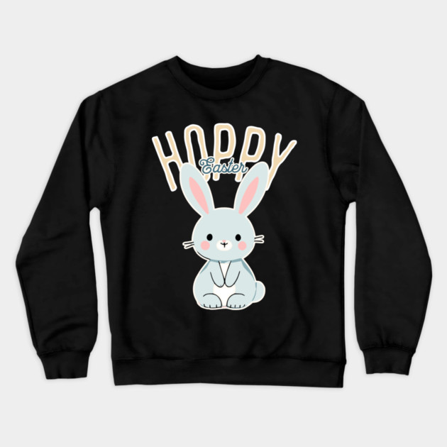 Hoppy Easter Bunny Crewneck Sweatshirt by TurnEffect