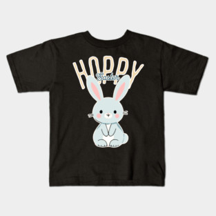 Hoppy Easter Bunny Kids T-Shirt