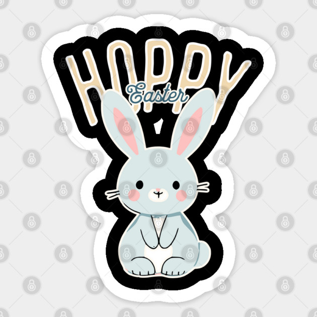 Hoppy Easter Bunny Sticker by TurnEffect