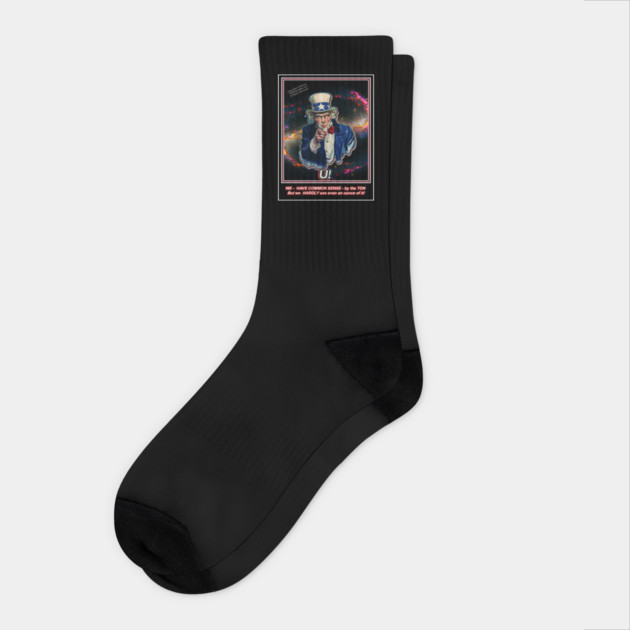 YOU! HAVE COMMON SENSE! Socks by Erik's Store
