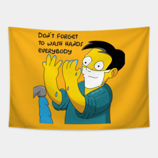 wash your hands Tapestry