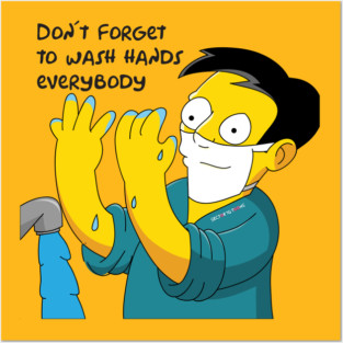 wash your hands Posters and Art