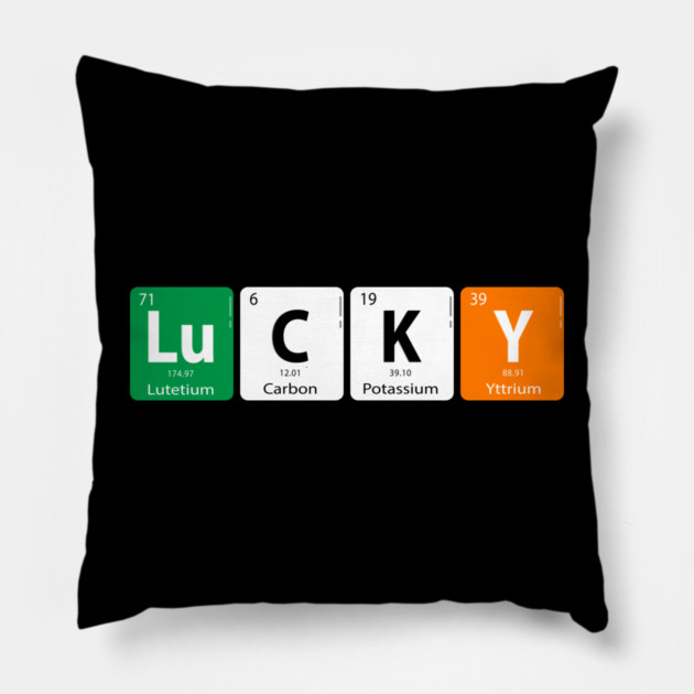 st-patricks-day Pillow by Creatifly Graphic Tees