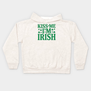 kiss-me-im-irish Kids Hoodie