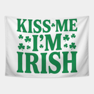 kiss-me-im-irish Tapestry