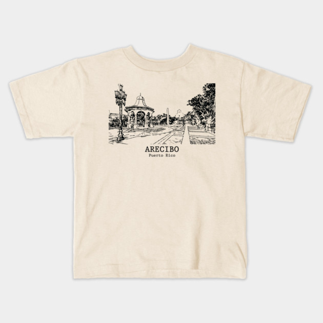 Arecibo - Puerto Rico Kids T-Shirt by Lakeric