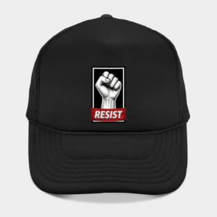 Resist Protest Poster Style Hat