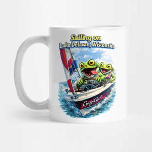 Sailing on Delavan Lake Mug