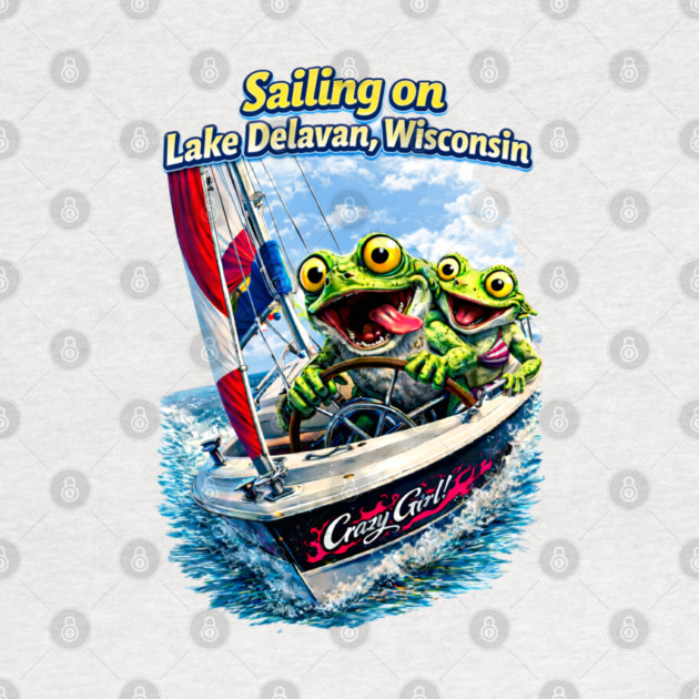 Sailing on Delavan Lake by CrazyGirl