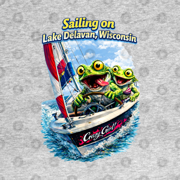 Sailing on Delavan Lake by CrazyGirl