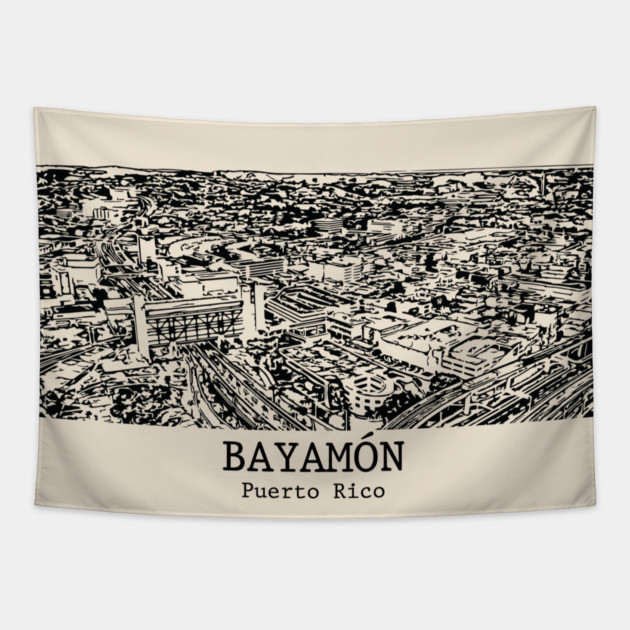 Bayamón - Puerto Rico Tapestry by Lakeric