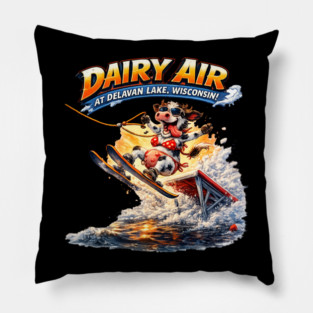 Dairy Air at Delavan Lake, Wisconsin Pillow