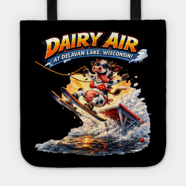 Dairy Air at Delavan Lake, Wisconsin Tote by CrazyGirl