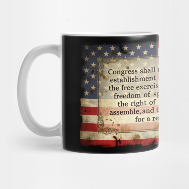 1st Amendment USA Flag by UrbanLifeApparel