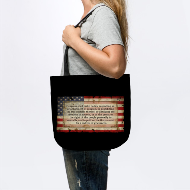 1st Amendment USA Flag by UrbanLifeApparel