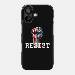Resist USA Protest Fist Phone Case