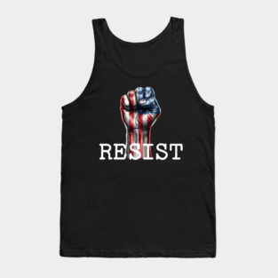 Resist USA Protest Fist Tank Top