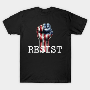 Resist USA Protest Fist T-Shirt