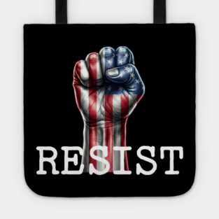 Resist USA Protest Fist Tote