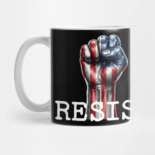 Resist USA Protest Fist by UrbanLifeApparel