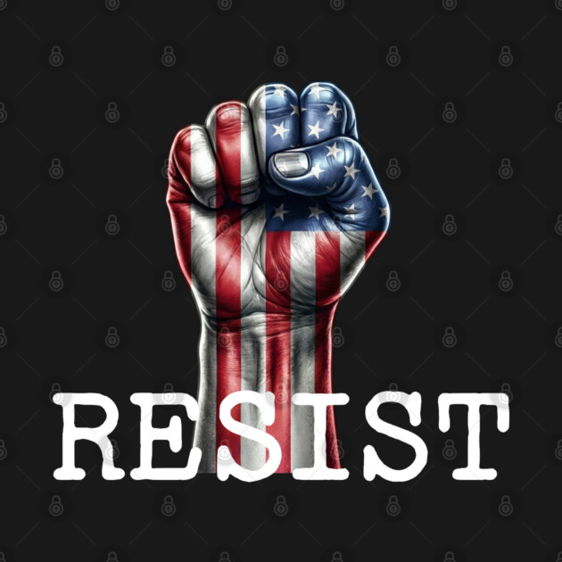 Resist USA Protest Fist by UrbanLifeApparel