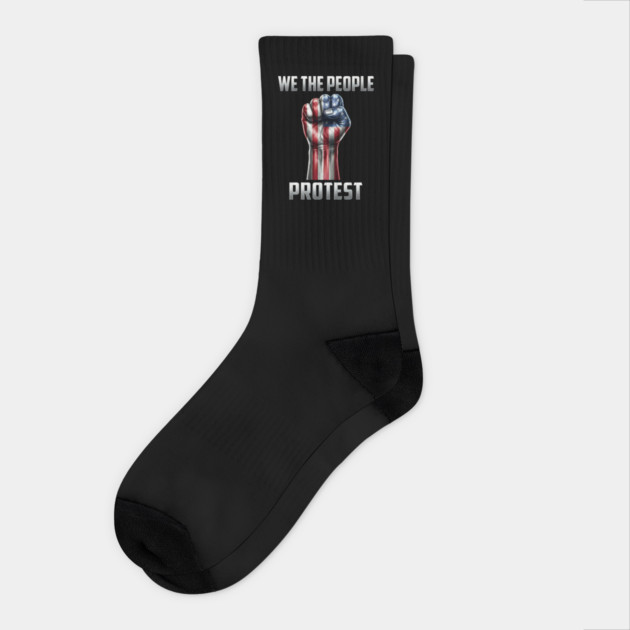 We The People Protest Socks by UrbanLifeApparel