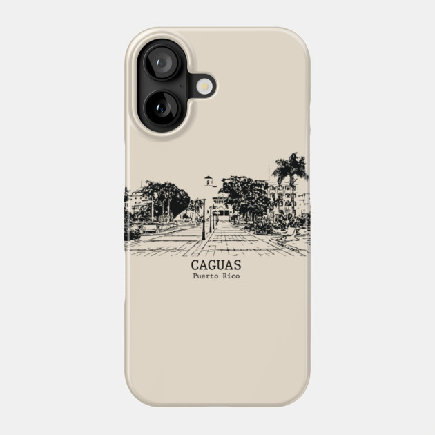 Caguas - Puerto Rico Phone Case by Lakeric
