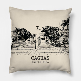 Caguas - Puerto Rico Pillow