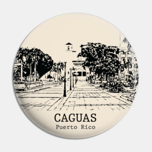 Caguas - Puerto Rico Pin