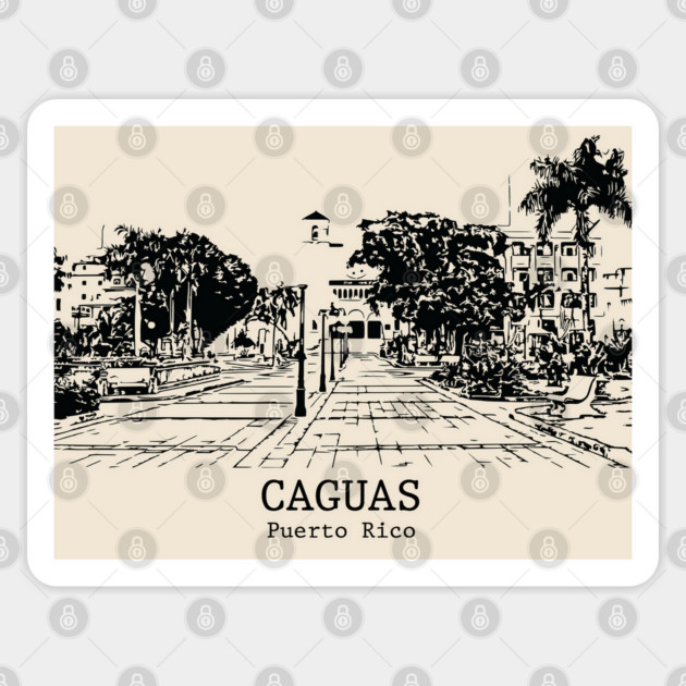 Caguas - Puerto Rico Sticker by Lakeric