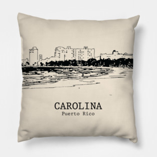 Carolina - Puerto Rico Pillow