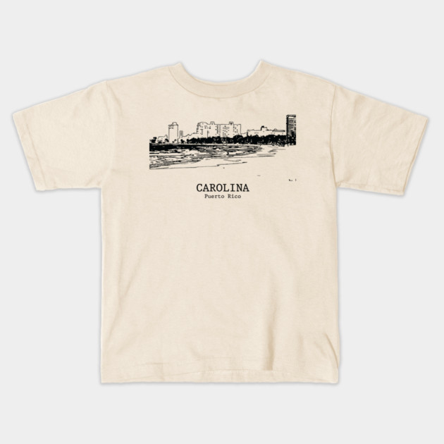 Carolina - Puerto Rico Kids T-Shirt by Lakeric