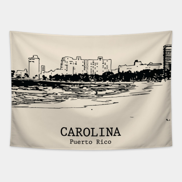 Carolina - Puerto Rico Tapestry by Lakeric