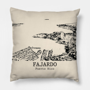 Fajardo - Puerto Rico Pillow